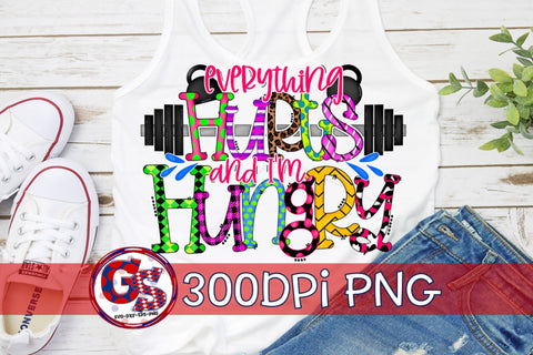 Gym and Fitness PNG Bundle for Sublimation Sublimation Greedy Stitches 
