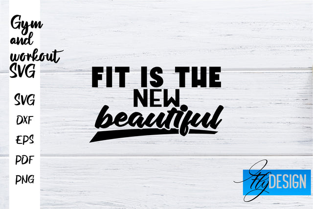 Gym and Workout SVG | Gym Quotes SVG | Workout Quotes SVG SVG Fly Design 