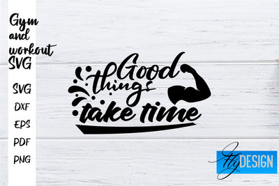 Gym and Workout SVG | Gym Quotes SVG | Workout Quotes SVG SVG Fly Design 
