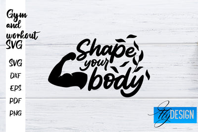 Gym and Workout SVG | Gym Quotes SVG | Workout Quotes SVG SVG Fly Design 