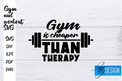 Gym and Workout SVG | Gym Quotes SVG | Workout Quotes SVG SVG Fly Design 