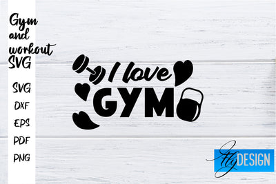 Gym and Workout SVG | Gym Quotes SVG | Workout Quotes SVG SVG Fly Design 