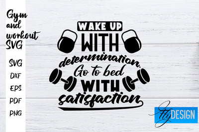 Gym and Workout SVG | Gym Quotes SVG | Workout Quotes SVG SVG Fly Design 