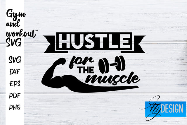 Gym and Workout SVG | Gym Quotes SVG | Workout Quotes SVG SVG Fly Design 