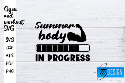 Gym and Workout SVG | Gym Quotes SVG | Workout Quotes SVG SVG Fly Design 