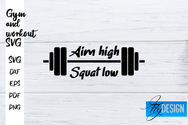 Gym and Workout SVG | Gym Quotes SVG | Workout Quotes SVG SVG Fly Design 