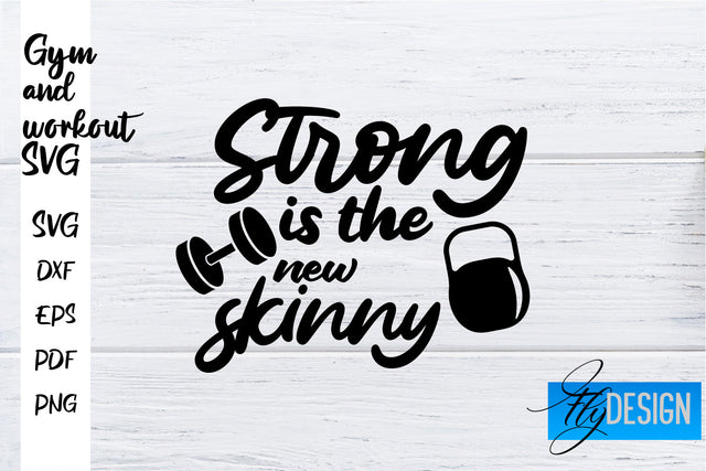 Gym and Workout SVG | Gym Quotes SVG | Workout Quotes SVG SVG Fly Design 
