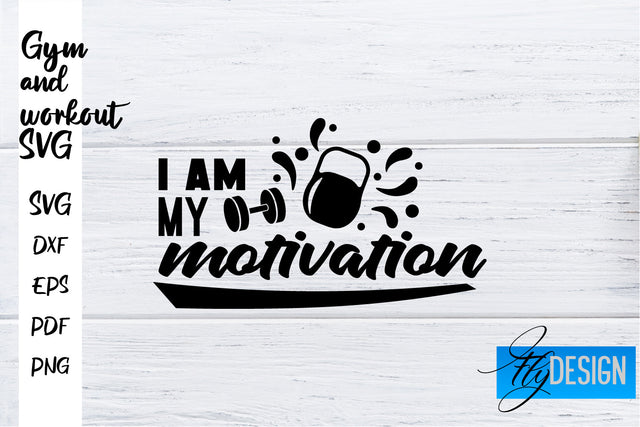 Gym and Workout SVG | Gym Quotes SVG | Workout Quotes SVG SVG Fly Design 
