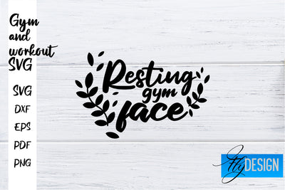Gym and Workout SVG | Gym Quotes SVG | Workout Quotes SVG SVG Fly Design 