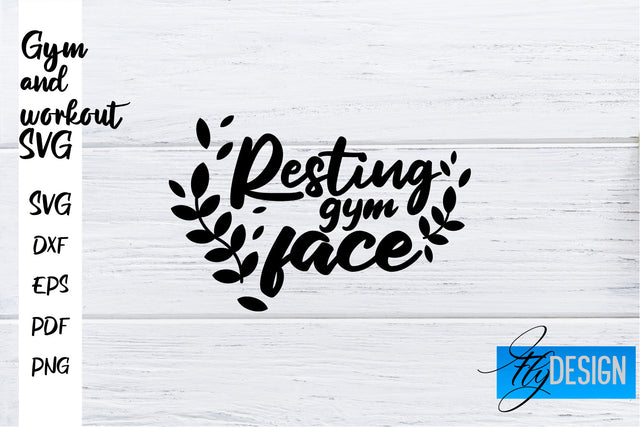 Gym and Workout SVG | Gym Quotes SVG | Workout Quotes SVG SVG Fly Design 
