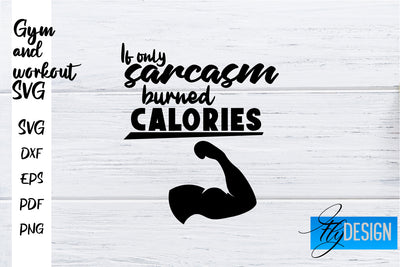 Gym and Workout SVG | Gym Quotes SVG | Workout Quotes SVG SVG Fly Design 