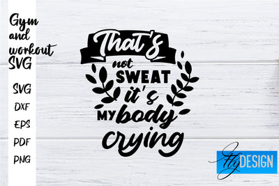 Gym and Workout SVG | Gym Quotes SVG | Workout Quotes SVG SVG Fly Design 