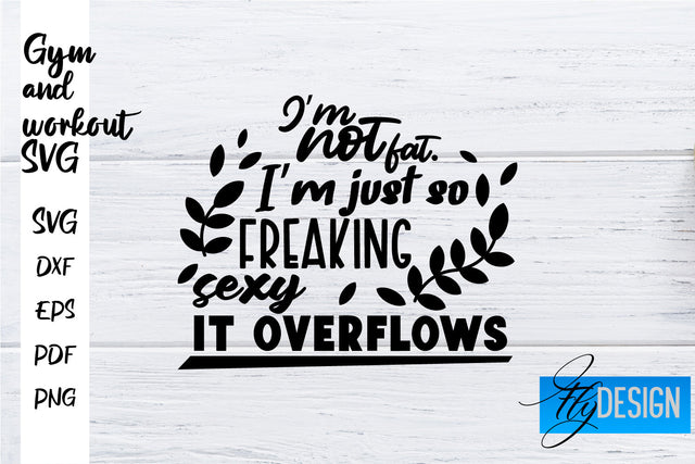 Gym and Workout SVG | Gym Quotes SVG | Workout Quotes SVG SVG Fly Design 