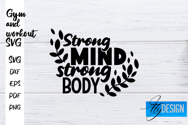 Gym and Workout SVG | Gym Quotes SVG | Workout Quotes SVG SVG Fly Design 