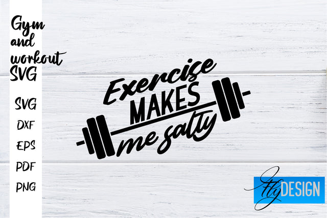 Gym and Workout SVG | Gym Quotes SVG | Workout Quotes SVG SVG Fly Design 