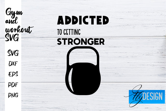 Gym and Workout SVG | Gym Quotes SVG | Workout Quotes SVG SVG Fly Design 