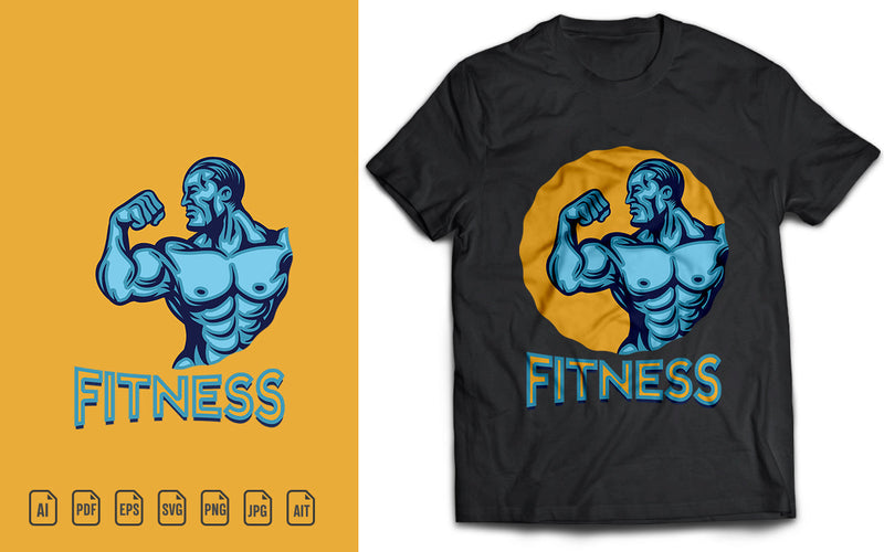 Gym Fitness T Shirt SVG Design SVG naemmiah021 