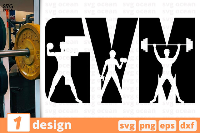 Gym, Gym quotes cricut svg SVG SvgOcean 