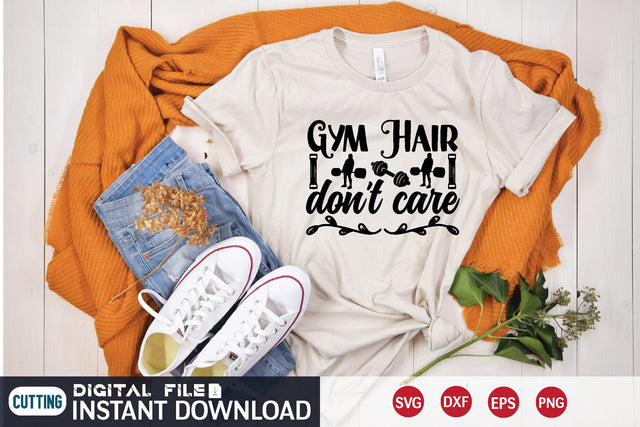 gym hair don't care SVG designer krishna 