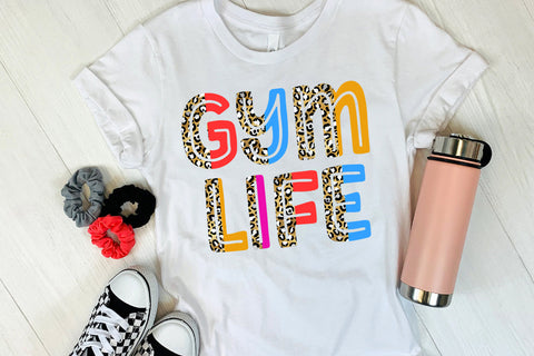 Gym Life Sublimation Design | VIP Extended Use License Sublimation So_Fontsy_VIP 