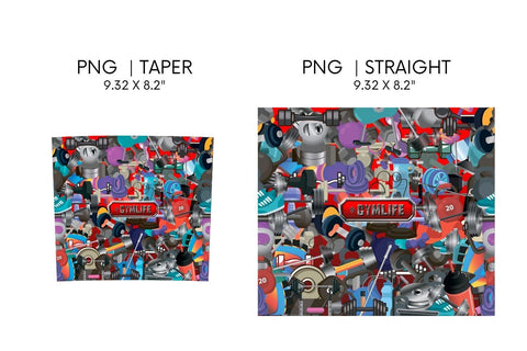 Gym Life Tumbler Sublimation Sublimation SvgOcean 