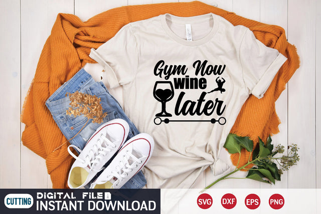 gym now wine later SVG designer krishna 