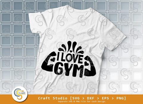 Gym SVG Bundle, Fitness Svg, Workout Svg, Bodybuilding Svg, Gym Quotes, Gym Cutting File SVG ETC Craft 