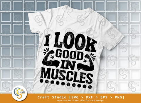 Gym SVG Bundle, Fitness Svg, Workout Svg, Bodybuilding Svg, Gym Quotes, Gym Cutting File SVG ETC Craft 