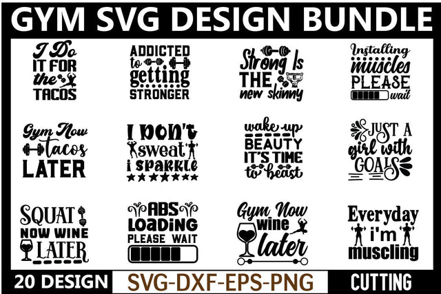 Gym svg bundle SVG designer krishna 