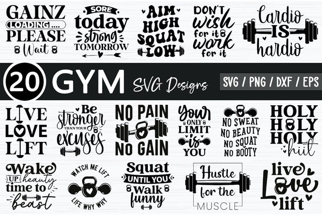 GYM SVG Bundle SVG etcify 