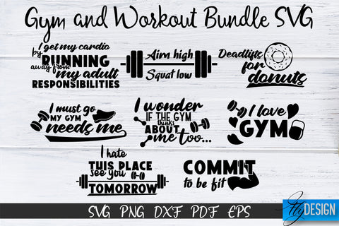 Gym Svg, Gym Quotes, Workout SVG, Sports SVG, Athletic, vol1 SVG Fly Design 