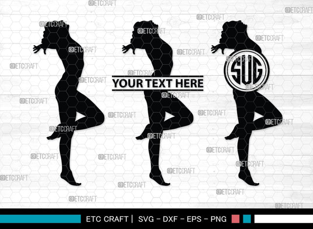 Gymnastic monogram, Gymnastic Silhouette, Gymnastics SVG, Gymnast Svg, Sports svg, Tumbling Svg, SB00119 SVG ETC Craft 