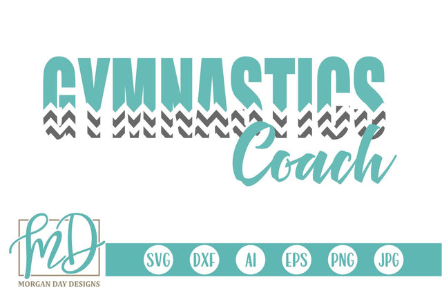 Gymnastics Coach SVG Morgan Day Designs 