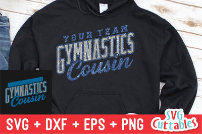 Gymnastics Cousin svg - Gymnastics Cut File - Gymnastics Template 0012 - svg - eps - dxf - Silhouette - Cricut Cut File - Digital Download SVG Svg Cuttables 