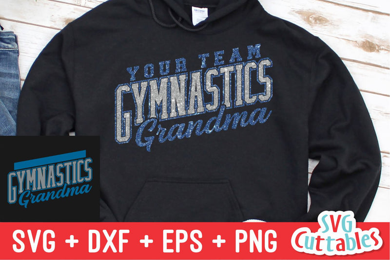 Gymnastics Grandma svg - Gymnastics Cut File - Gymnastics Template 008 - svg - eps - dxf - Silhouette - Cricut Cut File - Digital Download SVG Svg Cuttables 