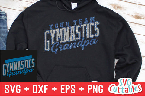 Gymnastics Grandpa svg - Gymnastics Cut File - Gymnastics Template 0014 - svg - eps - dxf - Silhouette - Cricut Cut File - Digital Download SVG Svg Cuttables 