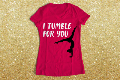 Gymnastics I Tumble for You SVG Risa Rocks It 