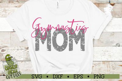 Gymnastics Mom & Bonus Team Gymnast Mom SVG SVG Crunchy Pickle 