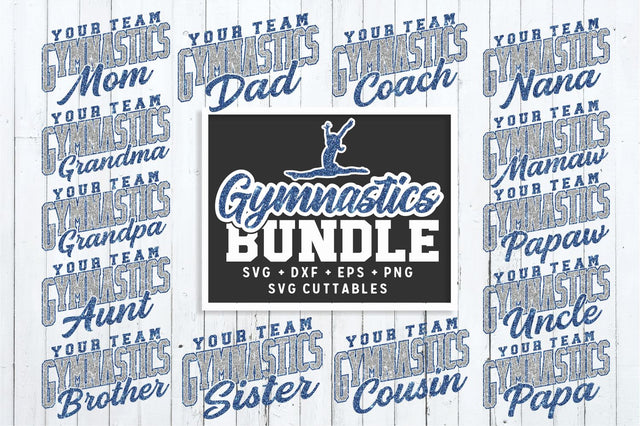 Gymnastics svg Bundle 1 - Gymnastics Cut File - Gymnastics Template Bundle - svg - eps - dxf - Silhouette - Cricut Cut File - Digital File SVG Svg Cuttables 
