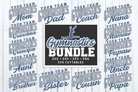 Gymnastics svg Bundle 1 - Gymnastics Cut File - Gymnastics Template Bundle - svg - eps - dxf - Silhouette - Cricut Cut File - Digital File SVG Svg Cuttables 