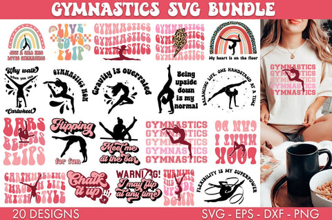 Gymnastics SVG Bundle PNG Sublimation SVG Freeling Design House 