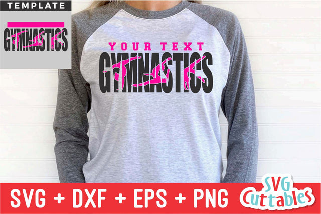 Gymnastics svg - Gymnastics Cut File - Gymnastics Template 0013 - svg - eps - dxf - Silhouette - Cricut Cut File - Digital Download SVG Svg Cuttables 