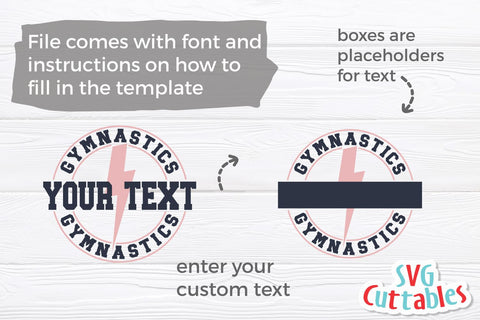 Gymnastics svg - Gymnastics Cut File - Gymnastics Template 0033 - svg - eps - dxf - Silhouette - Cricut Cut File - Digital Download SVG Svg Cuttables 