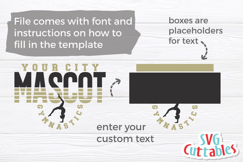 Gymnastics svg - Gymnastics Cut File - Gymnastics Template 0035 - svg - eps - dxf - Silhouette - Cricut Cut File - Digital Download SVG Svg Cuttables 