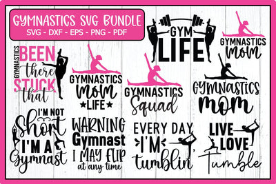 Gymnastics SVG, Gymnastics SVG Bundle, SVG Bundles, Gymnast Cut File, For Silhouette, Cricut, Gymnastics Quotes, Cut Files, Svg File SVG designstore 