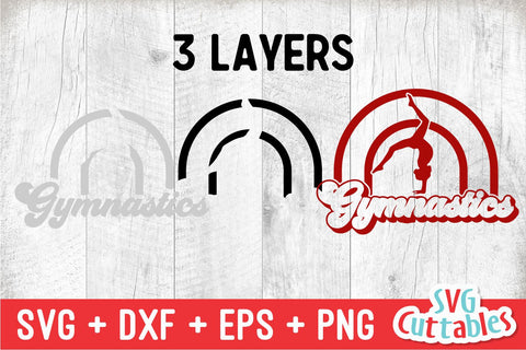 Gymnastics SVG | Gymnastics Template 0020 SVG Svg Cuttables 