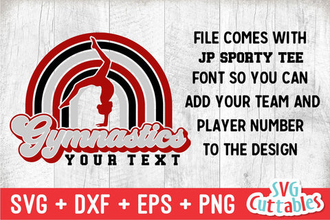 Gymnastics SVG | Gymnastics Template 0020 SVG Svg Cuttables 