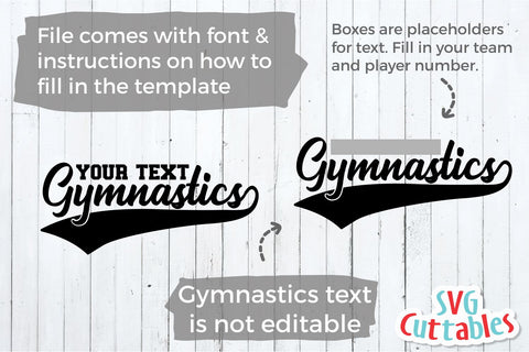 Gymnastics SVG | Gymnastics Template 0021 SVG Svg Cuttables 