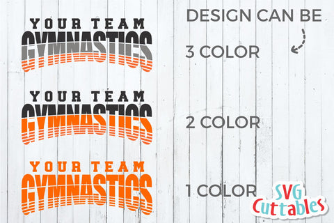 Gymnastics Template 002 Svg Cuttables 