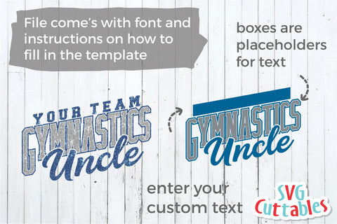 Gymnastics Uncle svg - Gymnastics Cut File - Gymnastics Template 002 - svg - eps - dxf - Silhouette - Cricut Cut File - Digital Download SVG Svg Cuttables 